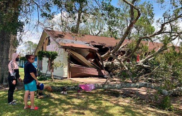 Foto - ABD'de korkunç görüntüler! Koca şehirleri yıktı geçti