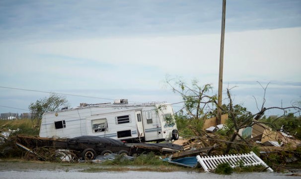 Foto - ABD'de korkunç görüntüler! Koca şehirleri yıktı geçti