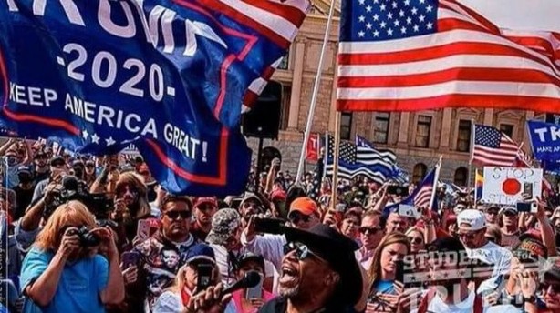 Foto - ABD'de ortalık kızışıyor! Binlerce Trump destekçisi sokaklara döküldü, Yargıtay binasına yürüdü