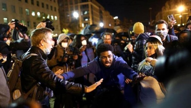 Foto - ABD'de seçimler sonuçlanmadan sokaklar karıştı