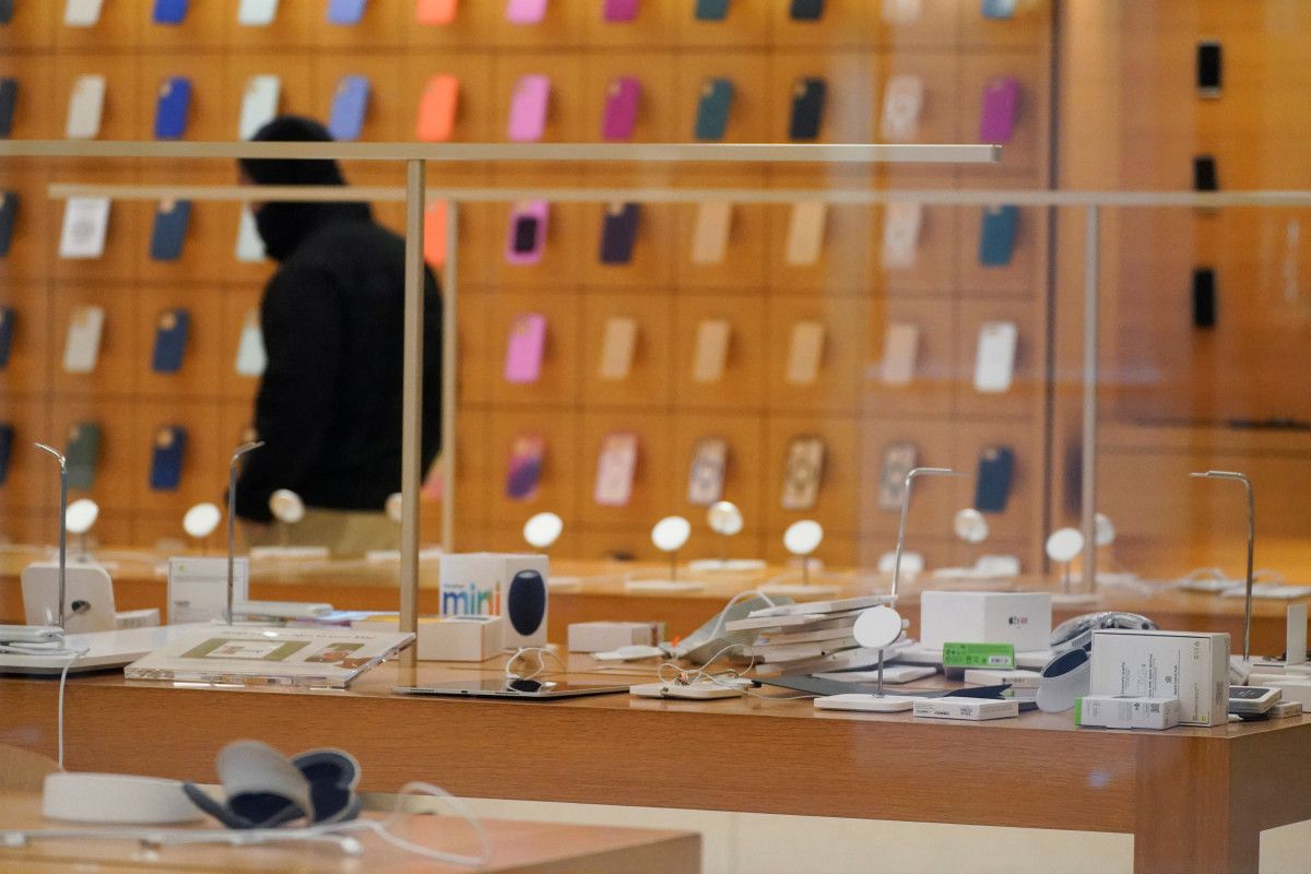 Foto - ABD’de yağma başladı! Esnaf önlem almaya çalışıyor