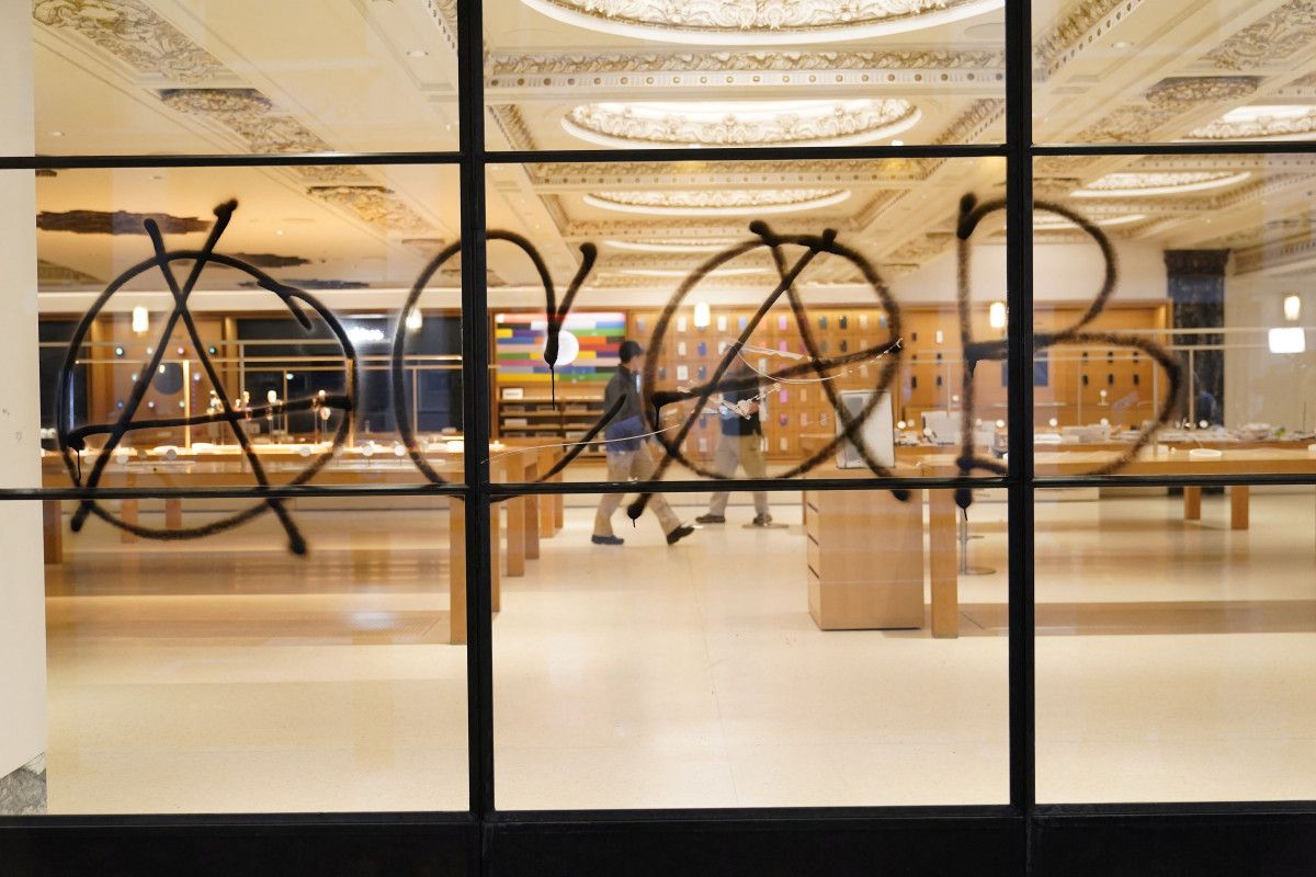 Foto - ABD’de yağma başladı! Esnaf önlem almaya çalışıyor