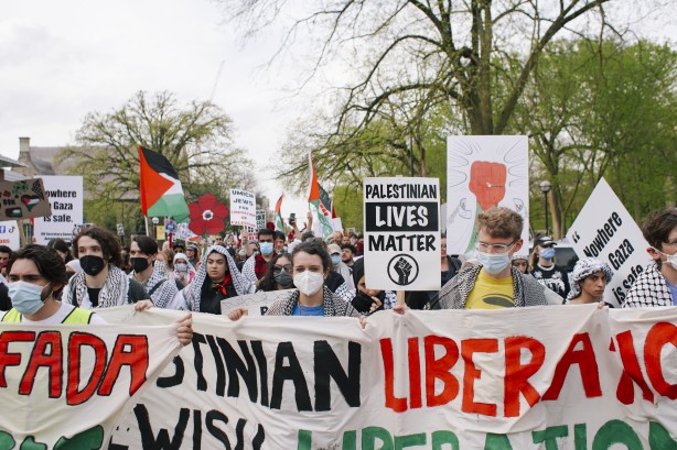 Foto - ABD’deki Michigan Üniversitesi'nde Filistin'e destek!