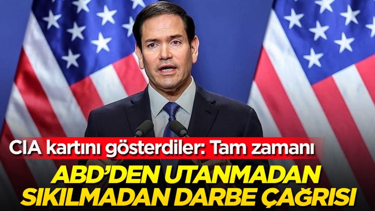 ABD’den utanmadan sıkılmadan darbe çağrısı! CIA kartını gösterdiler: Tam zamanı