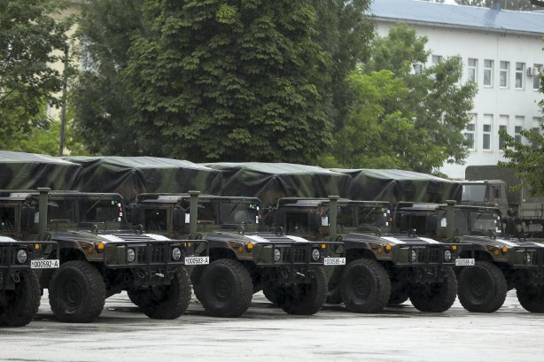 ABD'nin askeri araç yardımı Balkanlar'a ulaştı