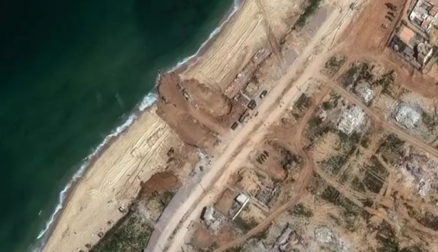 Foto - ABD'nin Gazze'de kurduğu geçici liman dağılıyor