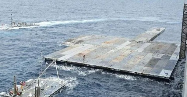 Foto - ABD'nin Gazze'de yaptığı dandik iskelenin maliyeti açıklandı!