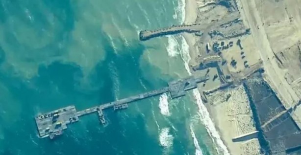 Foto - ABD'nin Gazze'de yaptığı dandik iskelenin maliyeti açıklandı!