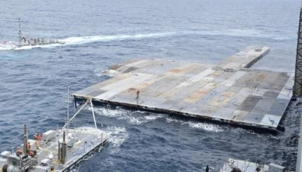 Foto - ABD'nin Gazze'de yaptığı dandik iskelenin maliyeti açıklandı!