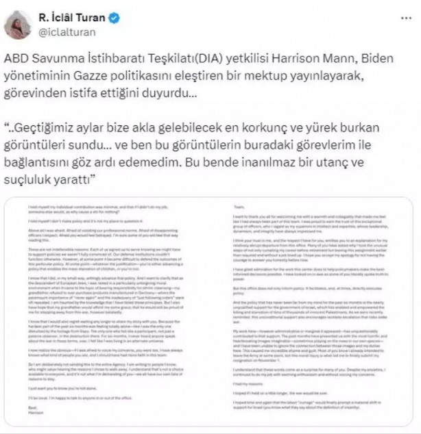 Foto - ABD'nin Gazze'deki soykırıma desetek vermesi orduda istifa getirdi