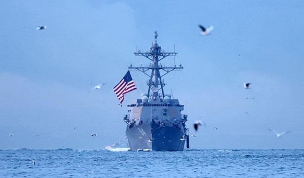 Foto - ABD'nin karizması çiziliyor! Destroyer vuruldu
