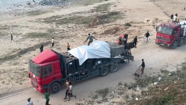 Foto - ABD'nin 'Yardım iskelesi' faaliyete geçti