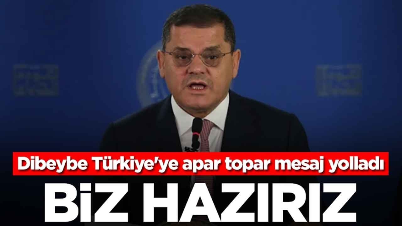 Abdulhamid Dibeybe Türkiye'ye apar topar mesaj yolladı: Biz hazırız