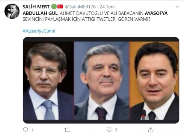 Foto - Abdullah Gül'ün 'Ayasofya Camii' tavrı tepki çekti! 'Pes' dedirten davranışa eleştiri yağdı