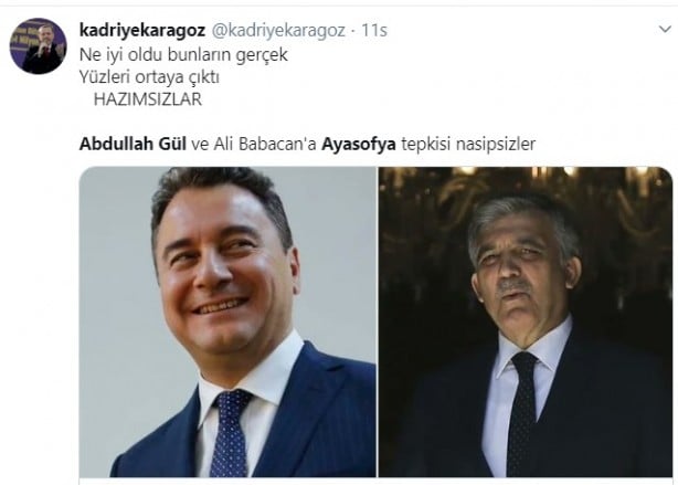 Foto - Abdullah Gül'ün 'Ayasofya Camii' tavrı tepki çekti! 'Pes' dedirten davranışa eleştiri yağdı
