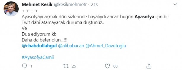 Foto - Abdullah Gül'ün 'Ayasofya Camii' tavrı tepki çekti! 'Pes' dedirten davranışa eleştiri yağdı