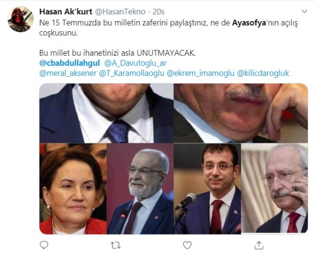 Foto - Abdullah Gül'ün 'Ayasofya Camii' tavrı tepki çekti! 'Pes' dedirten davranışa eleştiri yağdı