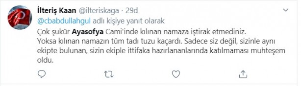 Foto - Abdullah Gül'ün 'Ayasofya Camii' tavrı tepki çekti! 'Pes' dedirten davranışa eleştiri yağdı