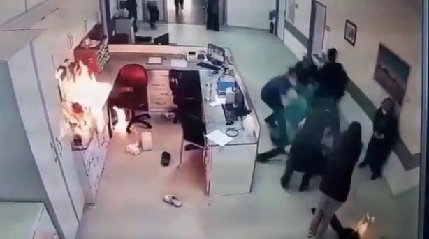 Foto - Acil serviste dehşet dolu anlar! Böyle görüntülendi