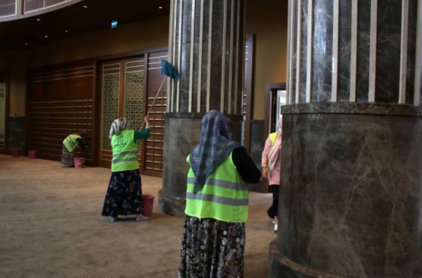Foto - Açılışa 4 gün kaldı! Taksim Camii'nde son rötuşlar 