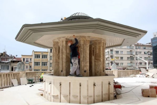 Foto - Açılışa 4 gün kaldı! Taksim Camii'nde son rötuşlar 
