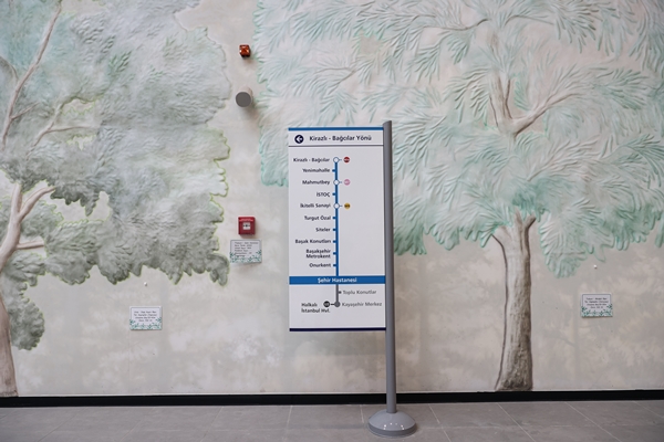 Foto - Açılışına artık saatler kaldı! Yeni metro istasyonunda müthiş görüntü