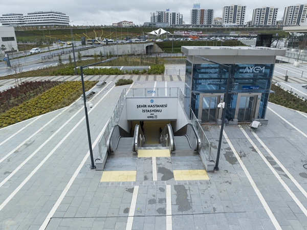Foto - Açılışına artık saatler kaldı! Yeni metro istasyonunda müthiş görüntü