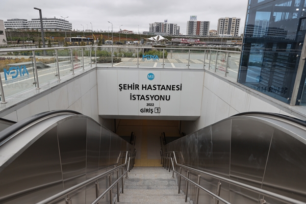 Foto - Açılışına artık saatler kaldı! Yeni metro istasyonunda müthiş görüntü
