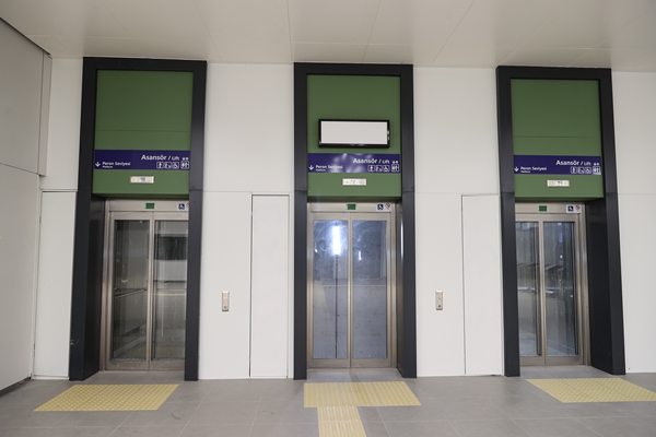 Foto - Açılışına artık saatler kaldı! Yeni metro istasyonunda müthiş görüntü