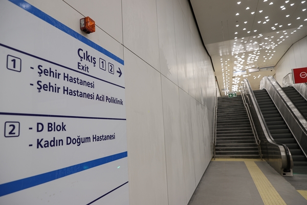 Foto - Açılışına artık saatler kaldı! Yeni metro istasyonunda müthiş görüntü