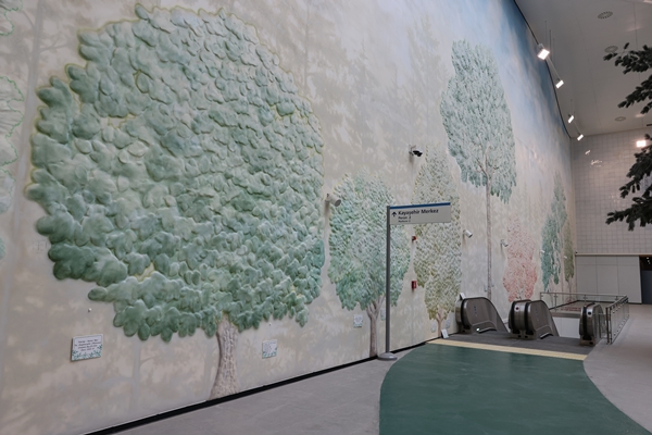 Foto - Açılışına artık saatler kaldı! Yeni metro istasyonunda müthiş görüntü