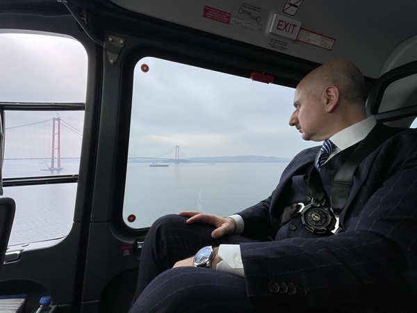 Açılışına sayılı günler kaldı... Bakan Adil Karaismailoğlu bizzat havadan inceledi