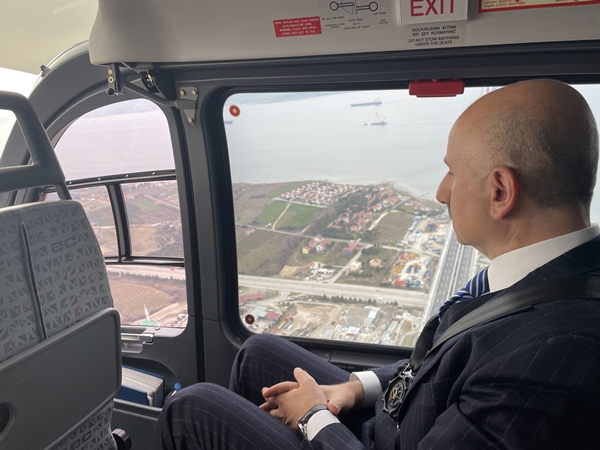 Foto - Açılışına sayılı günler kaldı... Bakan Adil Karaismailoğlu bizzat havadan inceledi