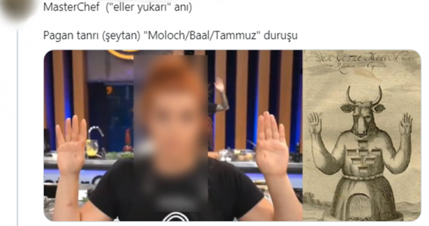 MasterChef'te bilinçaltına satanist ve masonik gönderme!