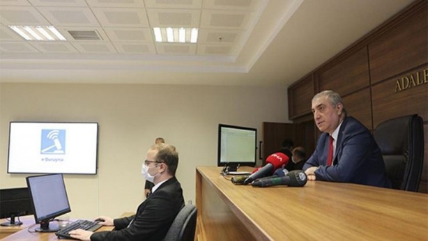 Foto - Adalet Bakanlığı'ndan e-duruşma açıklaması: 30 büyükşehirde 405 mahkemede uygulanıyor