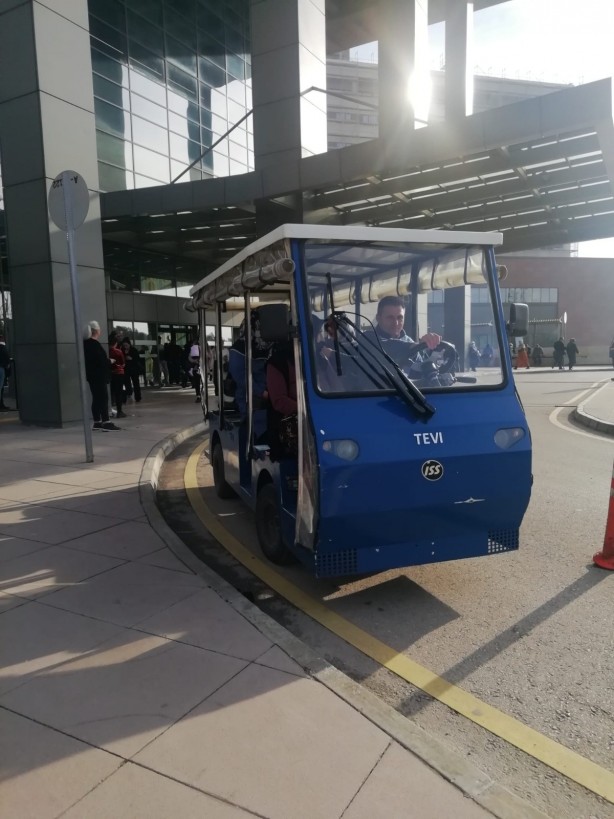 Foto - Adana Şehir Hastanesi'nde hastalara elektrikli araç hizmeti