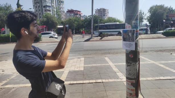 Adana'da esrarengiz ilan