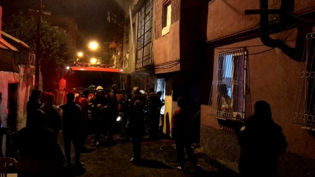  Adana'da evde çıkan yangında bir kişi yaralandı
