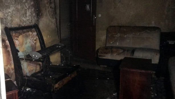 Foto - Adana'da evde çıkan yangında bir kişi yaralandı