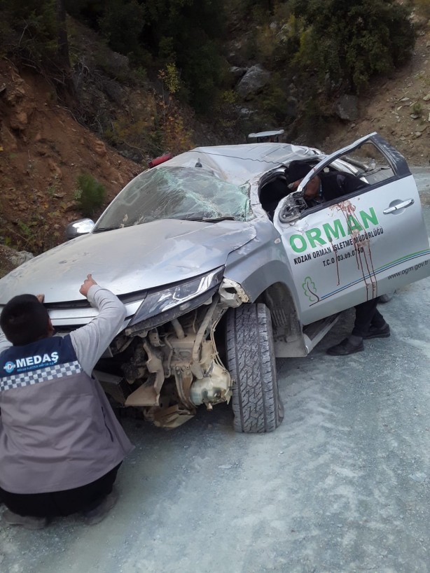 Foto - Adana'daki trafik kazası: 3 yaralı