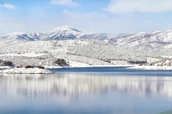 Foto - Adatepe Barajında kartpostallık görüntüler