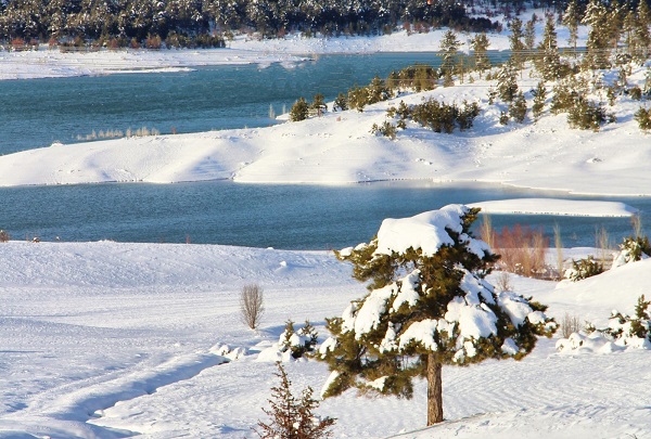 Foto - Adatepe Barajında kartpostallık görüntüler
