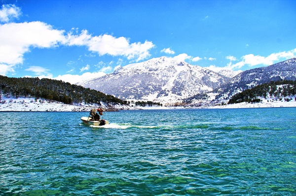 Adatepe Barajında kartpostallık görüntüler