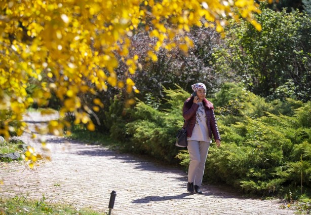 Foto - Adeta renk cümbüşü yaşandı! Sonbaharla gelen güzellik böyle görüntülendi