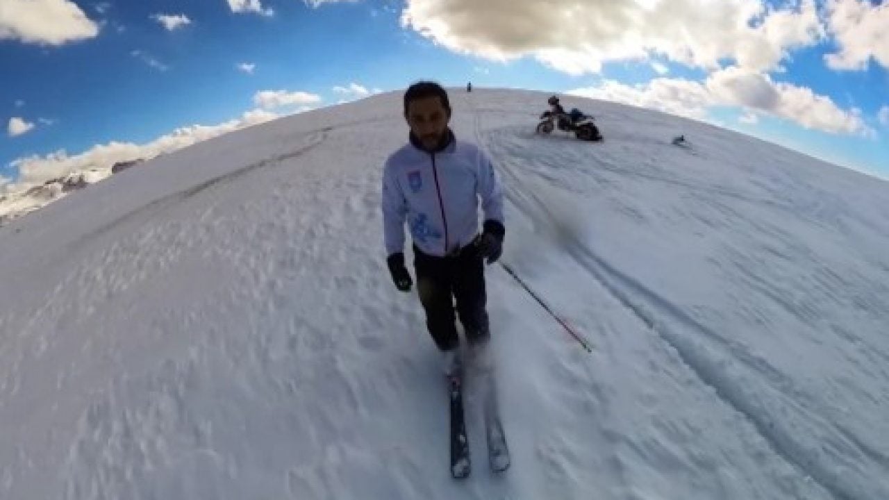 Foto - Erzincan Ergan Dağı'nda sezonun ilk kayak heyecanı