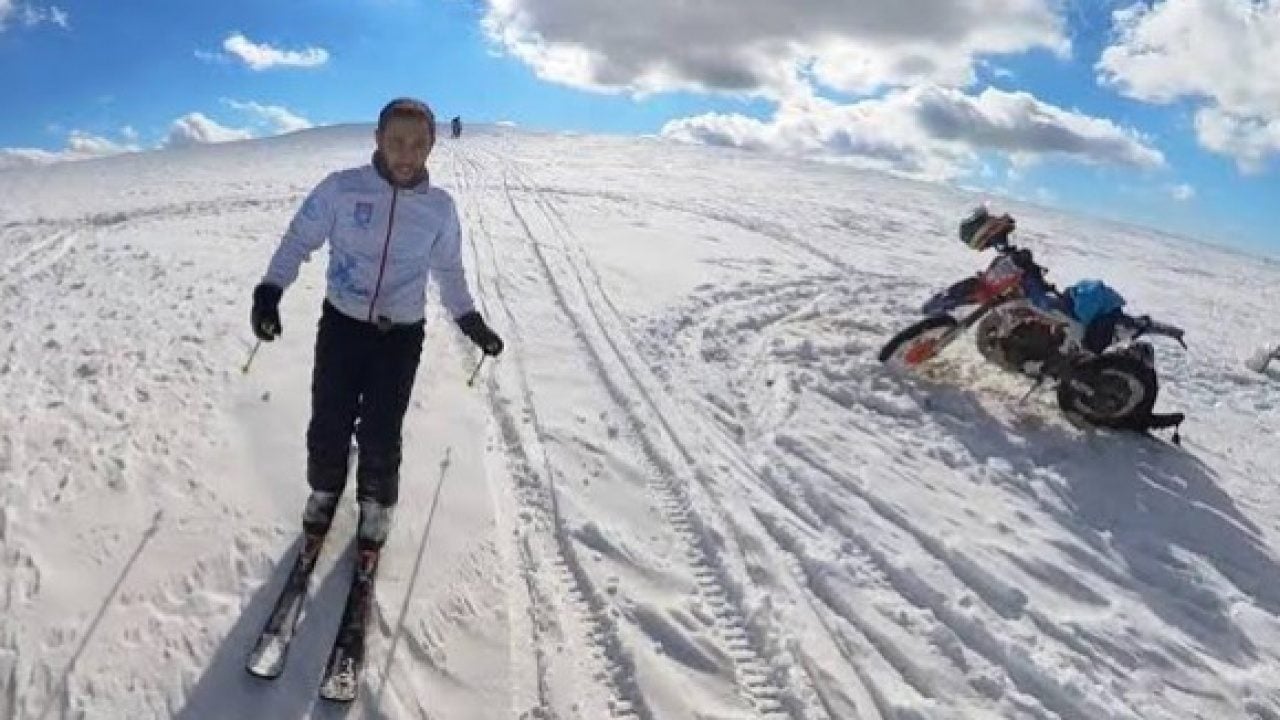 Foto - Erzincan Ergan Dağı'nda sezonun ilk kayak heyecanı