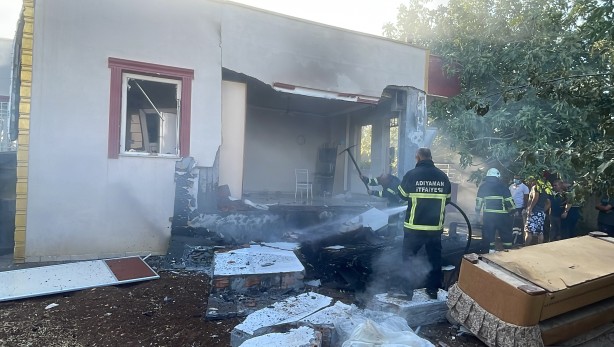 Foto - Adıyaman'da evindeki tüp patlayan yaşlı kadın yaralandı