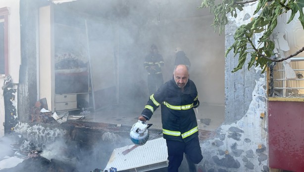 Adıyaman'da evindeki tüp patlayan yaşlı kadın yaralandı