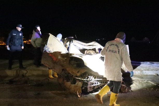 Foto - Adıyaman'da polis memurunun hayatını kaybettiği kaza kameralarda