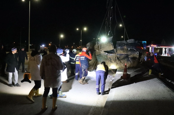 Foto - Adıyaman'da polis memurunun hayatını kaybettiği kaza kameralarda
